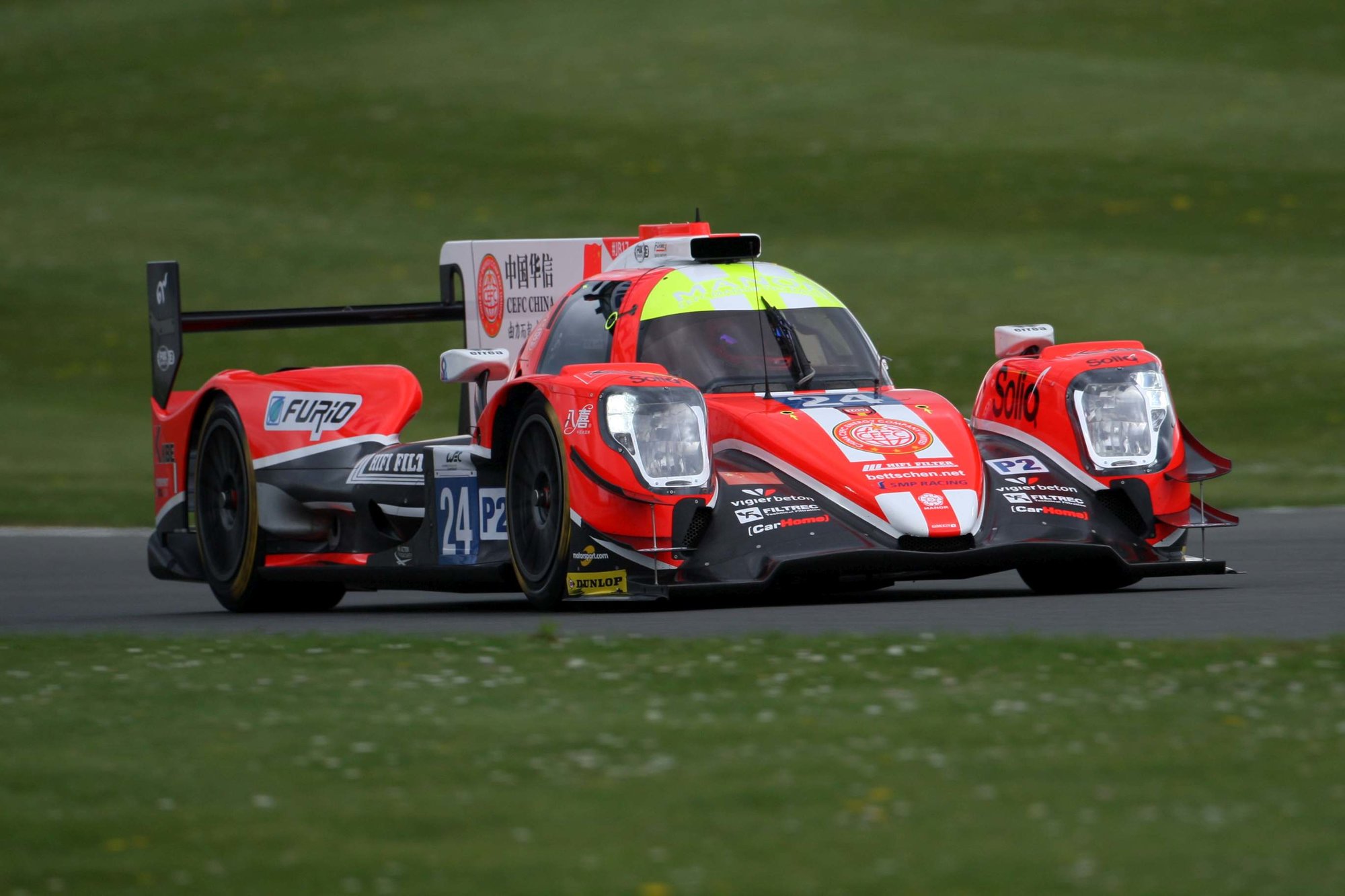 Prototyp Oreca 07 týmu CEFC Manor TRS Racing posádky Jean Eric Vergne, Tor Graves, Jonathan Hirschi