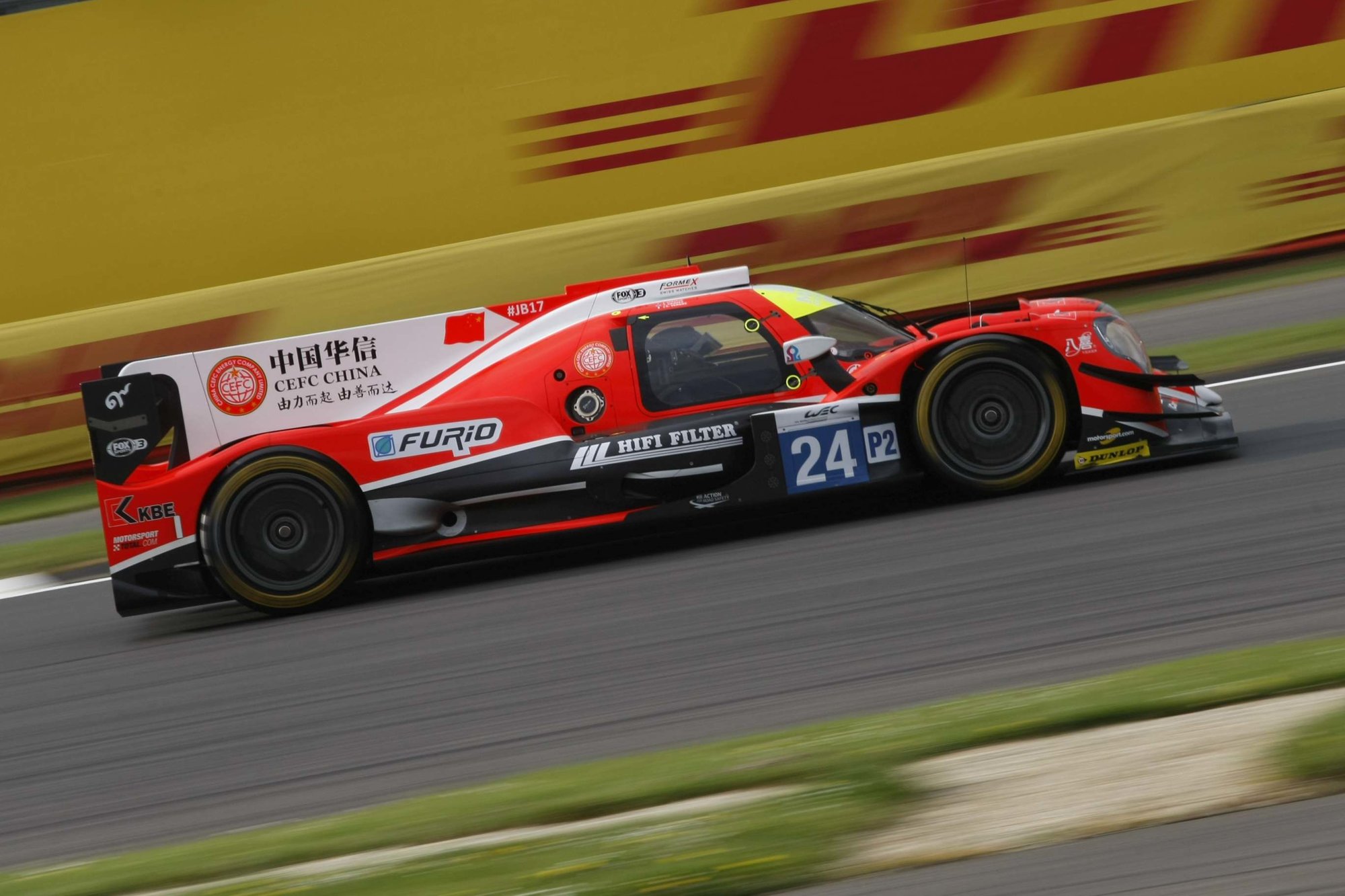 Prototyp Oreca 07 týmu CEFC Manor TRS Racing posádky Jean Eric Vergne, Tor Graves, Jonathan Hirschi