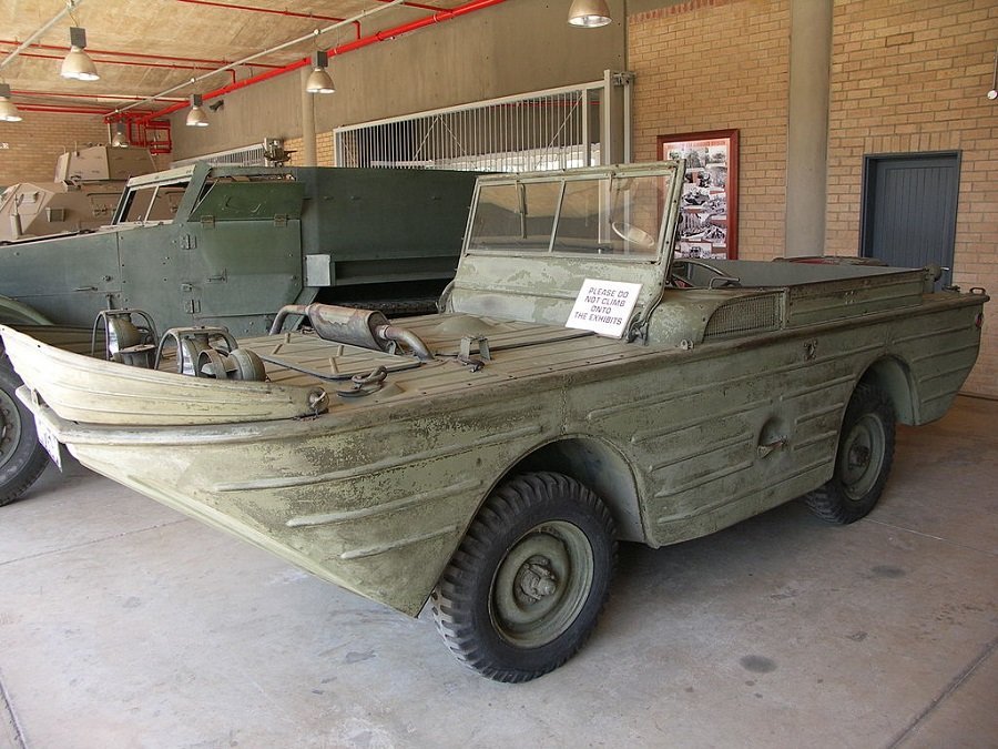 Ford GPA, často zvaný "Seep", vycházel z klasických armádních vozů Jeep Willys. (foto: NJR ZA)