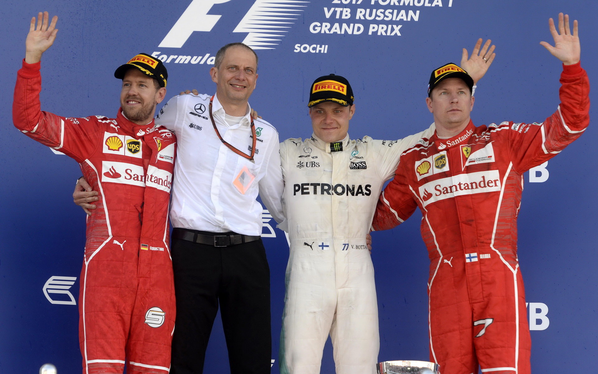 Valtteri Bottas si v Rusku dojel pro své první vítězství v kariéře