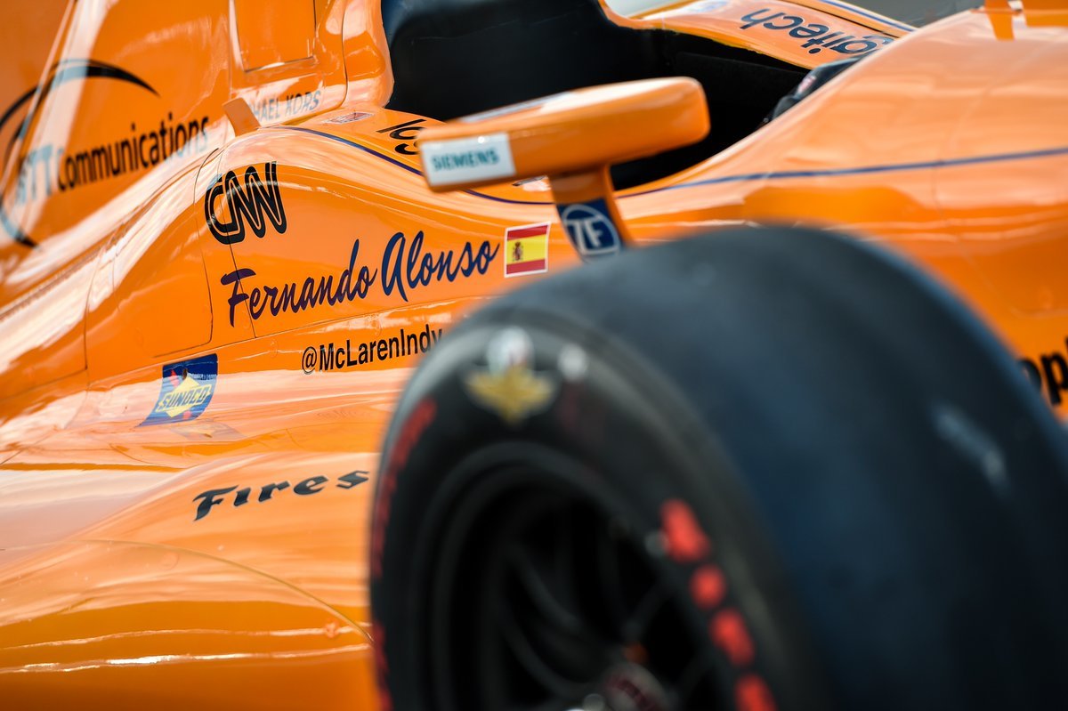 McLaren pro závod Fernanda Alonsa v Indy 500