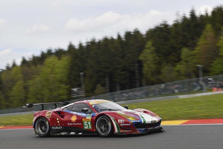 AF Corse Ferrari 488 GTE posádky James Calado, Alessandro Pier Guidi