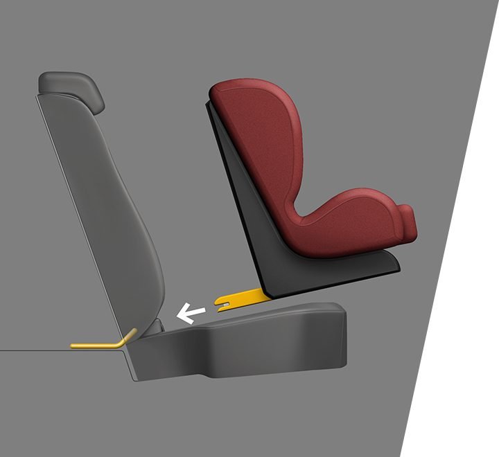 Instalace sedačky s kotvením ISOFIX je velice jednoduchá a rychlá. Na první pokus ji zvládne 94% řidičů