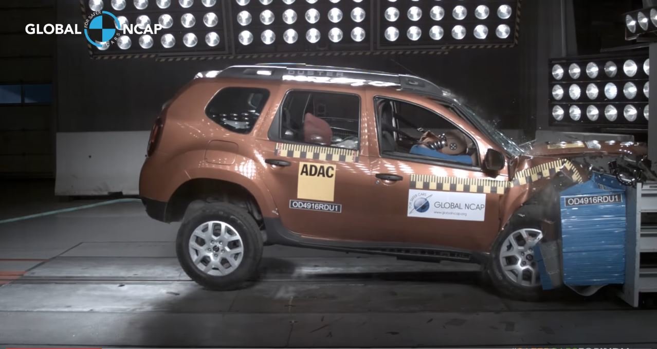 Indická Dacia Duster propadla u testů bezpečnosti