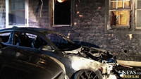 BMW r.v. 2016 způsobilo i požár domu