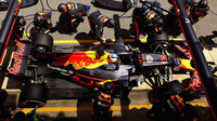 Daniel Ricciardo u svých mechaniků