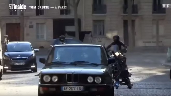 BMW řady 5 během natáčení šestého dílu Mission: Impossible