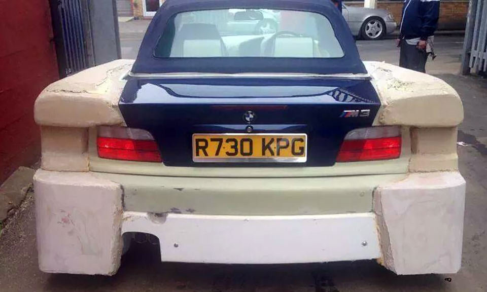 Starší BMW M3 dostalo odpudivý body-kit