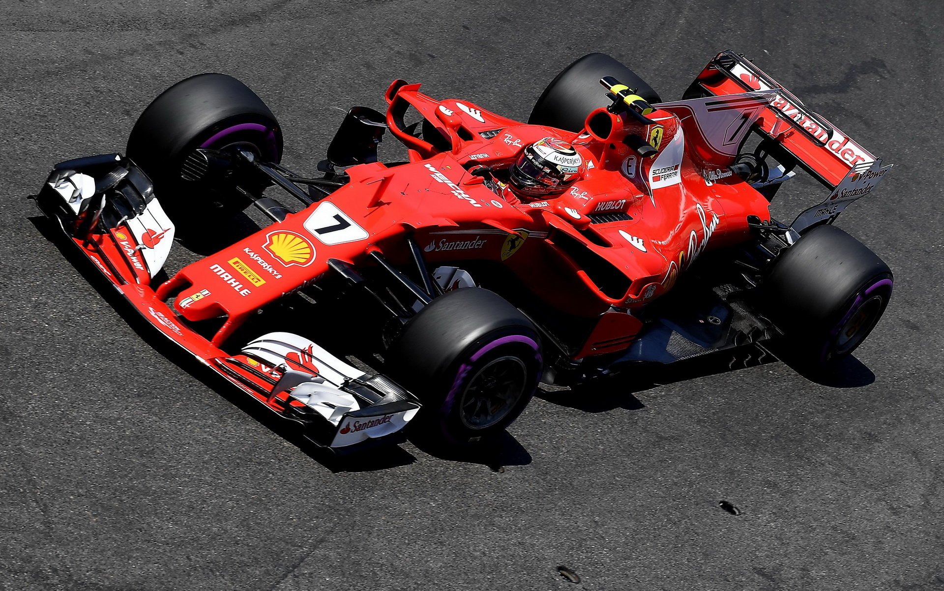 Kimi Räikkönen v kvalifikaci v Monaku
