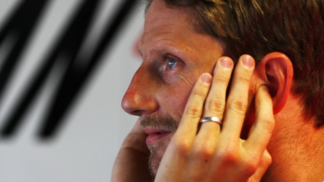 Romain Grosjean v kvalifikaci v Monaku