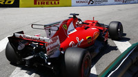 Sebastian Vettel v kvalifikaci v Monaku