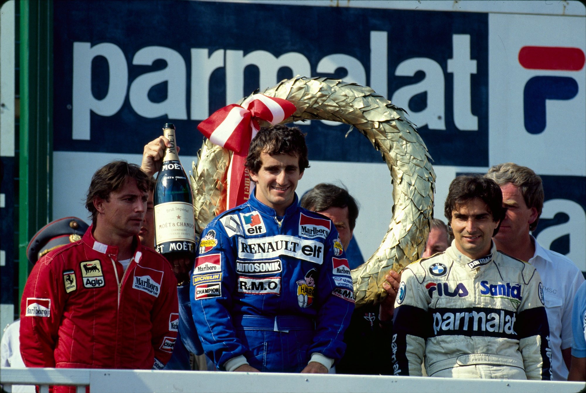 Nelson Piquet (vpravo) si vydobytou pozici v Brabhamu tvrdě hájil