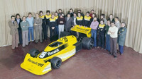 Renault RS01, slavnostní představení prvního monopostu formule 1 značky Renault ve Viry-Chatillon