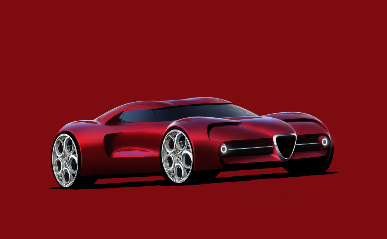 Koncept supersportu Alfa Romeo
