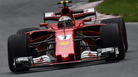 Kimi Räikkönen při tréninku v Kanadě