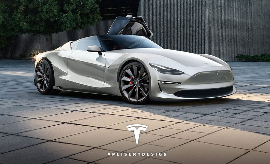 Koncept Tesla Roadster od Peisert Design