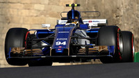 Pascal Wehrlein při tréninku v Baku