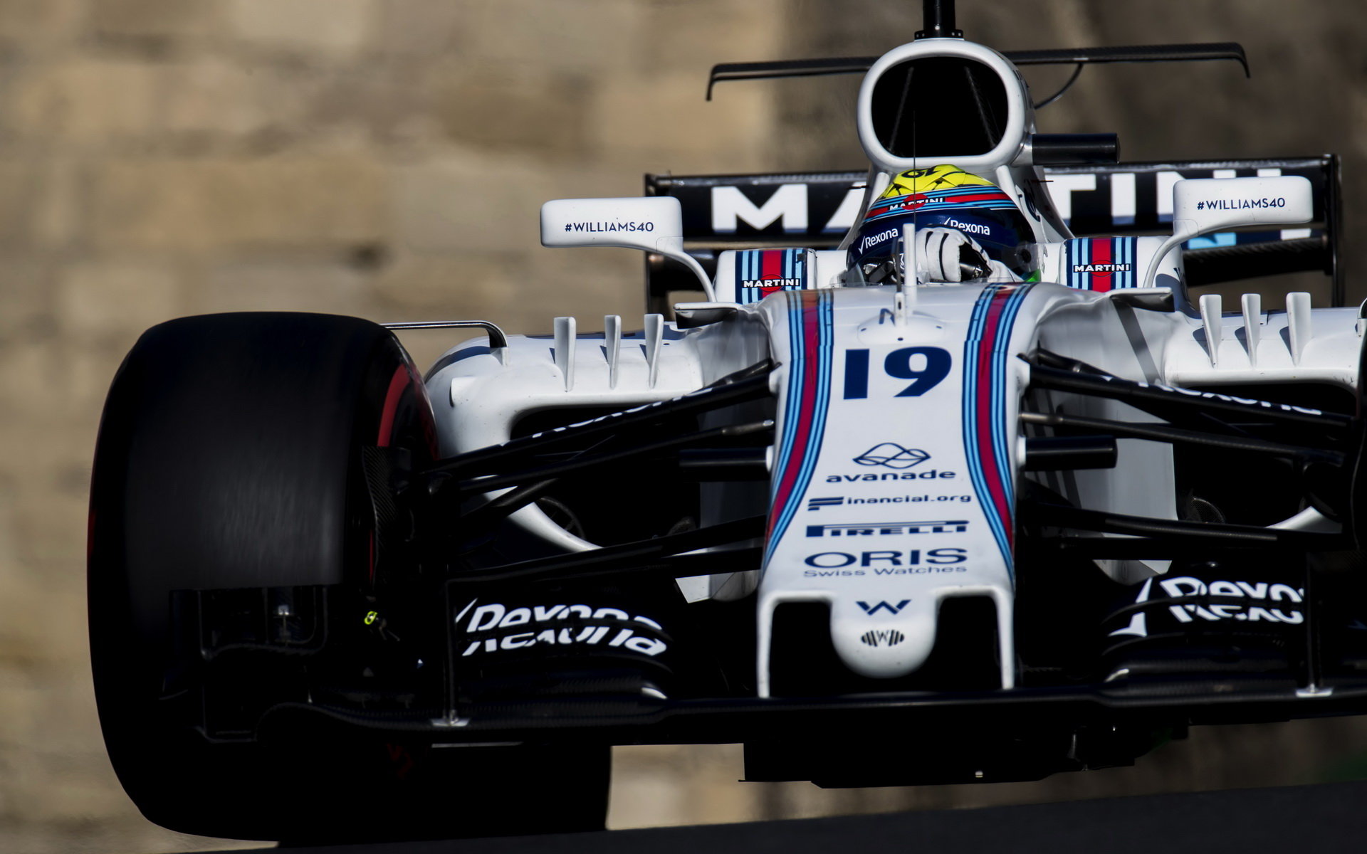 Felipe Massa v kvalifikaci v Baku