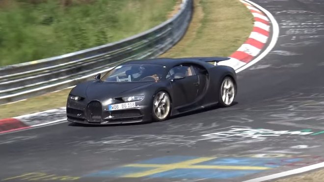 Bugatti testovalo Chiron na Nürburgringu