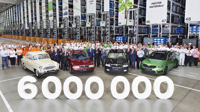 Dnes byla vyrobena šestimiliontá Škoda Octavia