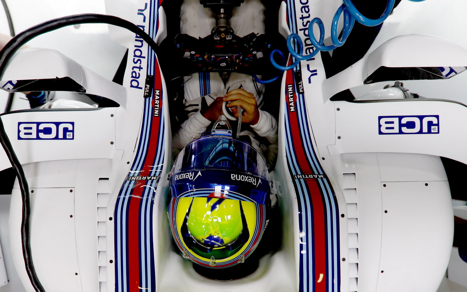Felipe Massa při pátečním tréninku v Rakousku