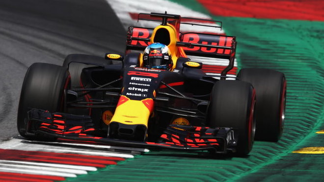Daniel Ricciardo v závodě v Rakousku předvedl působivý výkon