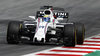 Felipe Massa v závodě v Rakousku