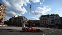 Sebastian Vettel s Ferrari v akci