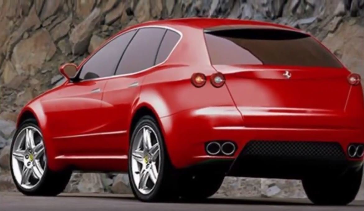 Jedná z možných podob prvního SUV značky Ferrari, F16X