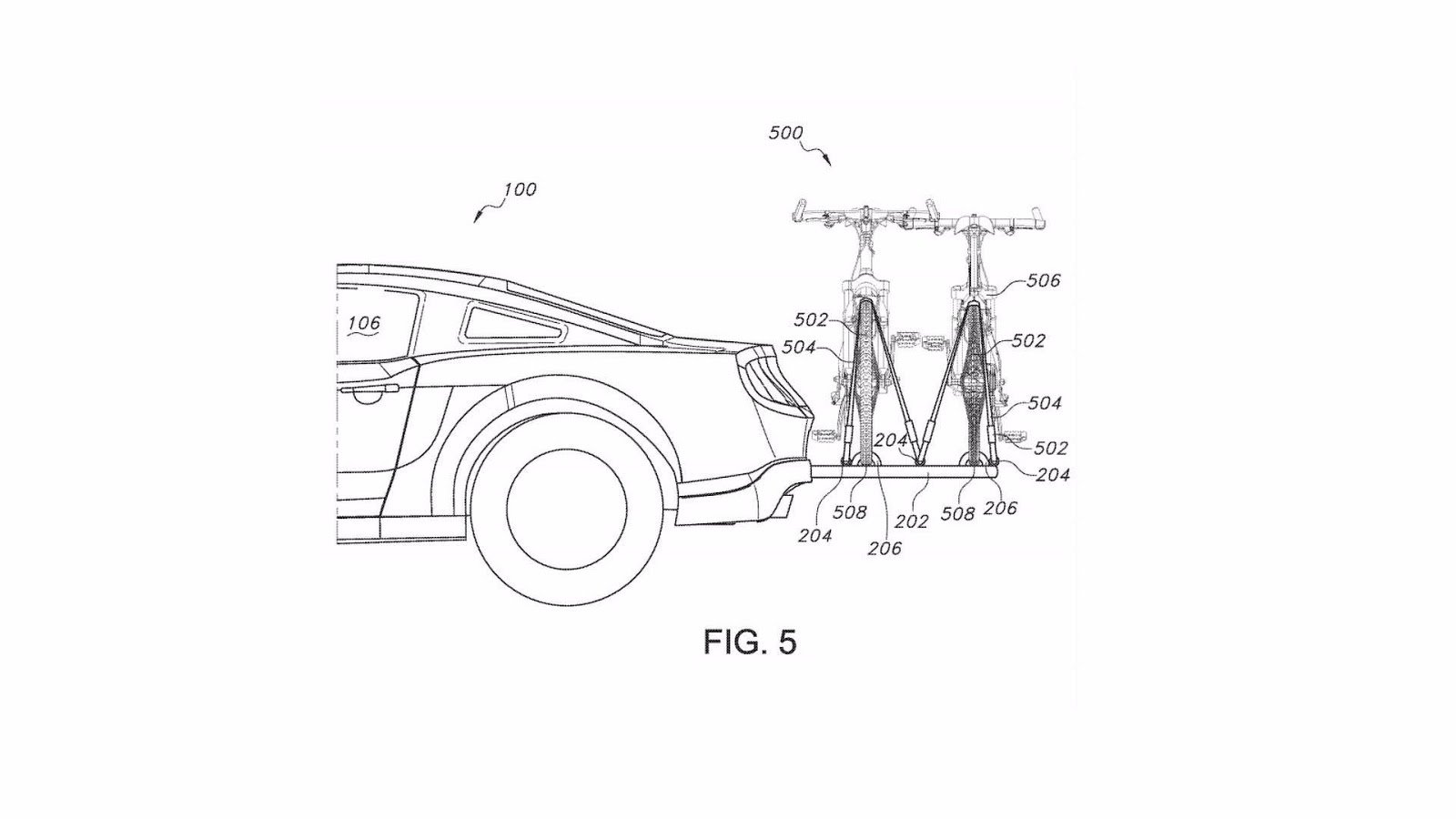 Nově patentovaný nosič na kolo integrovaný do vozidel Ford