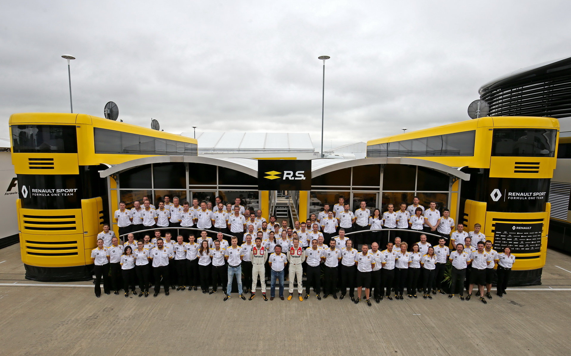 Tým Renault v Silverstone