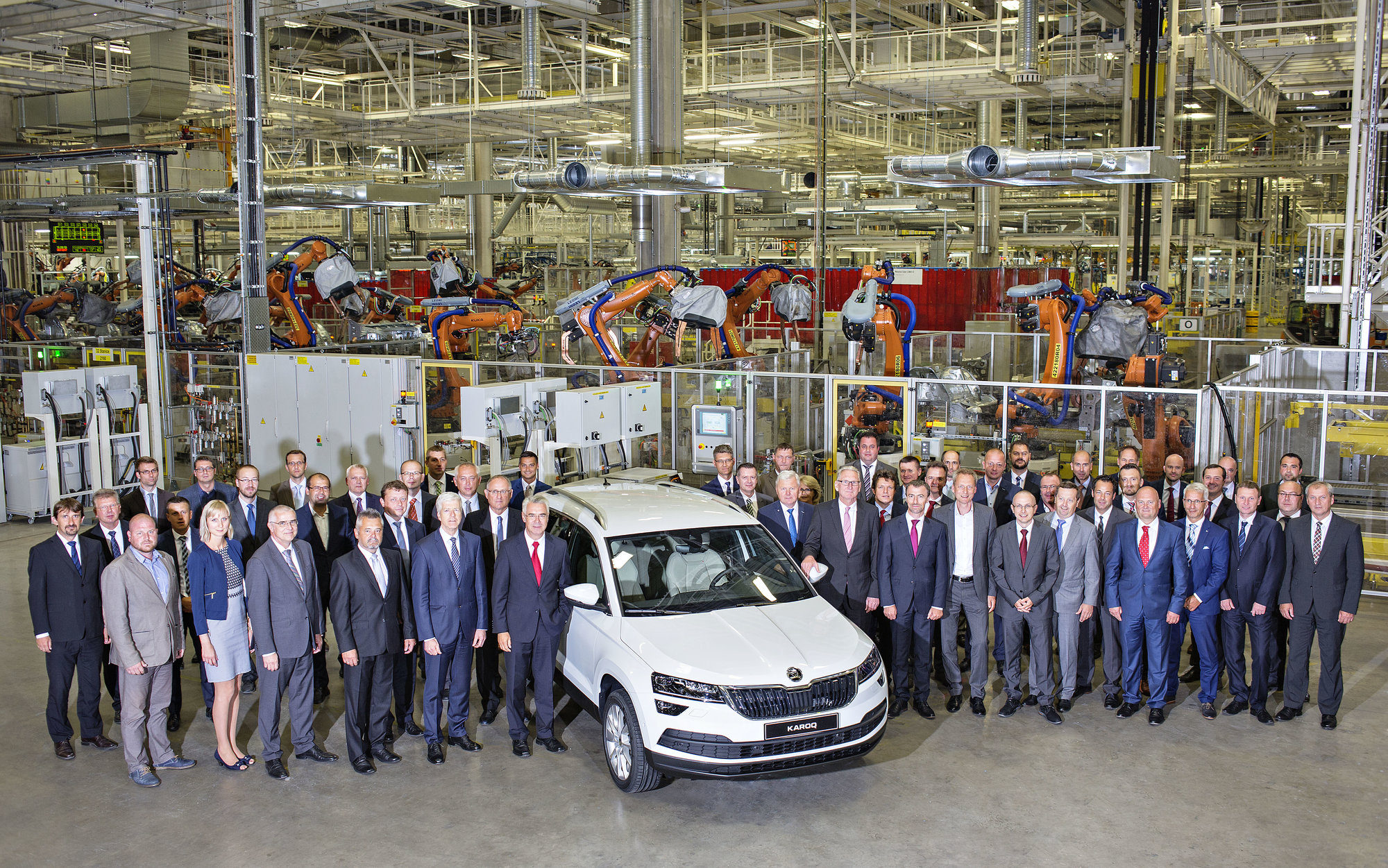 Automobilka Škoda zahájila sériovou výrobu nového SUV Karoq