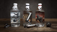 Suchý Gin "The Archeologist" obsahuje součástky z historických motorek Harley Davidson