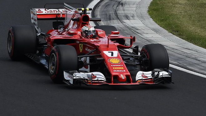 Kimi Räikkönen s Ferrari SF70H