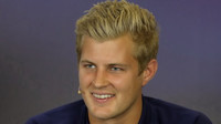 Marcus Ericsson na tiskovce v Maďarsku