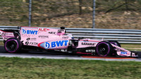 NIkita Mazepin testuje první den vůz Force India VJM10 - Mercedes v Maďarsku