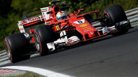 Sebastian Vettel s Ferrari SF70H