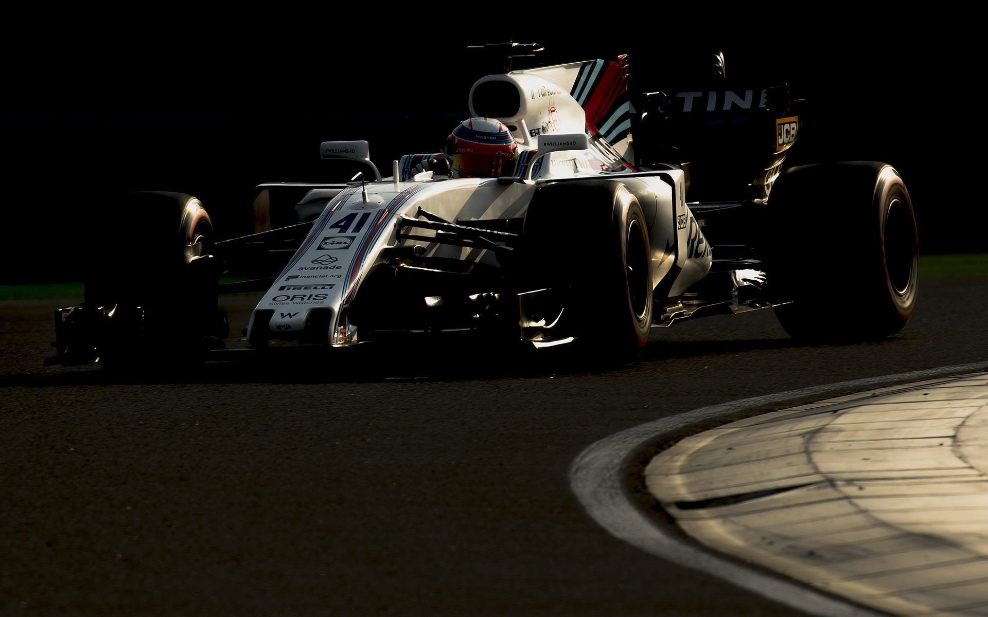 Luca Ghiotto testuje druhý den vůz Williams FW38 - Mercedes v Maďarsku