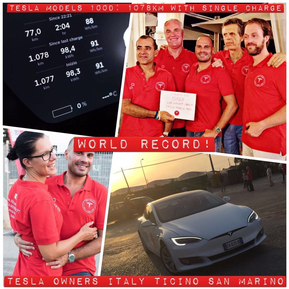 Tesla Model S 100D s rekordním dojezdem 1078 km na jedno nabití