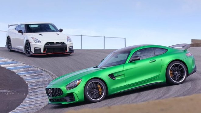 Mercedes-AMG GT R vs. Nissan GT-R Nismo, který z nich bude rychlejší na okruhu?