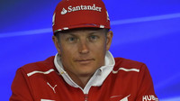 Kimi Räikkönen na tiskovce v Belgii