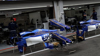 Přípravy u týmu Sauber v Belgii