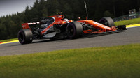 Stoffel Vandoorne při tréninku v Belgii