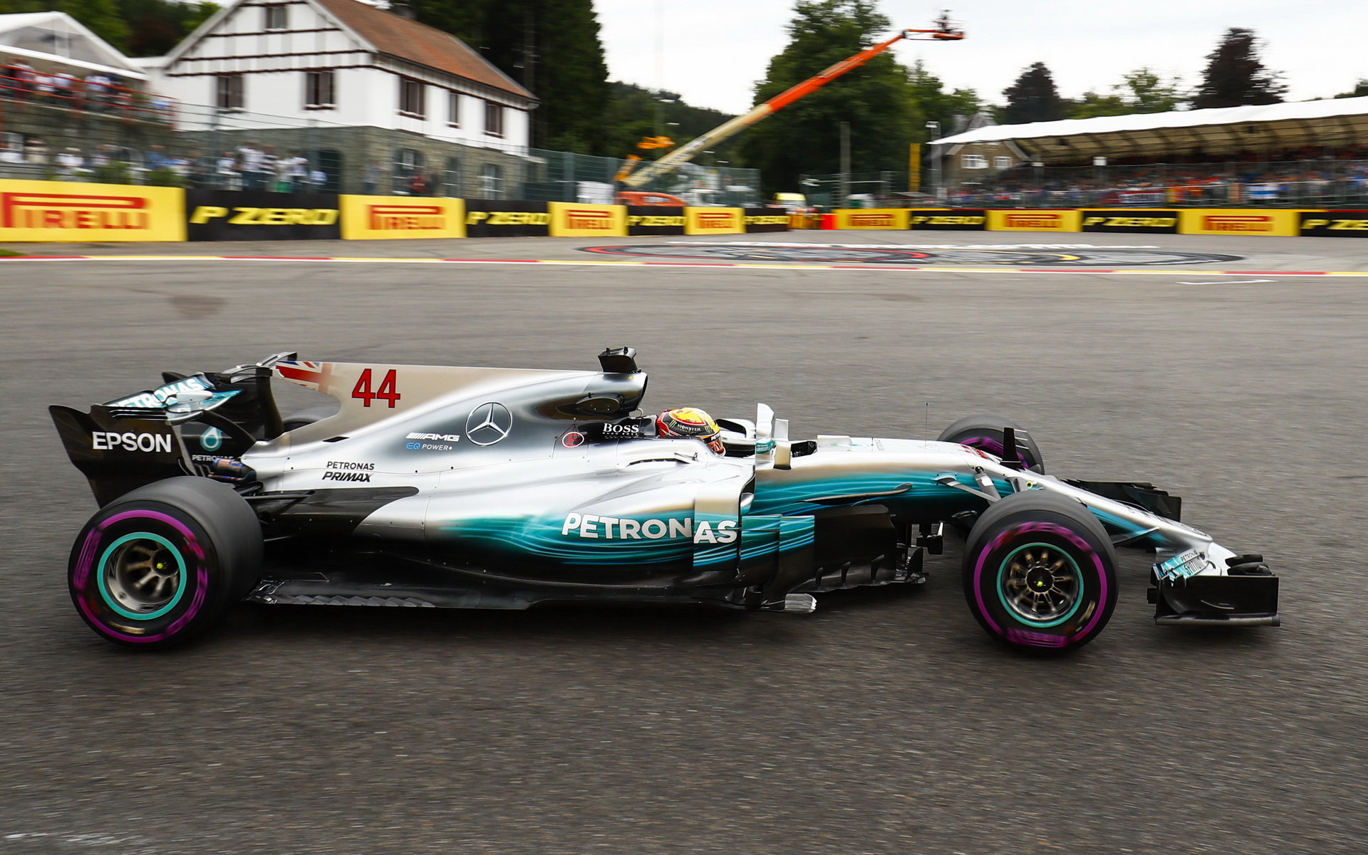 Lewis Hamilton v Belgii překonal traťový rekord