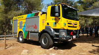 Speciální hasičská Tatra má pomoci hasičům v Izraeli se zvládáním lesních požárů