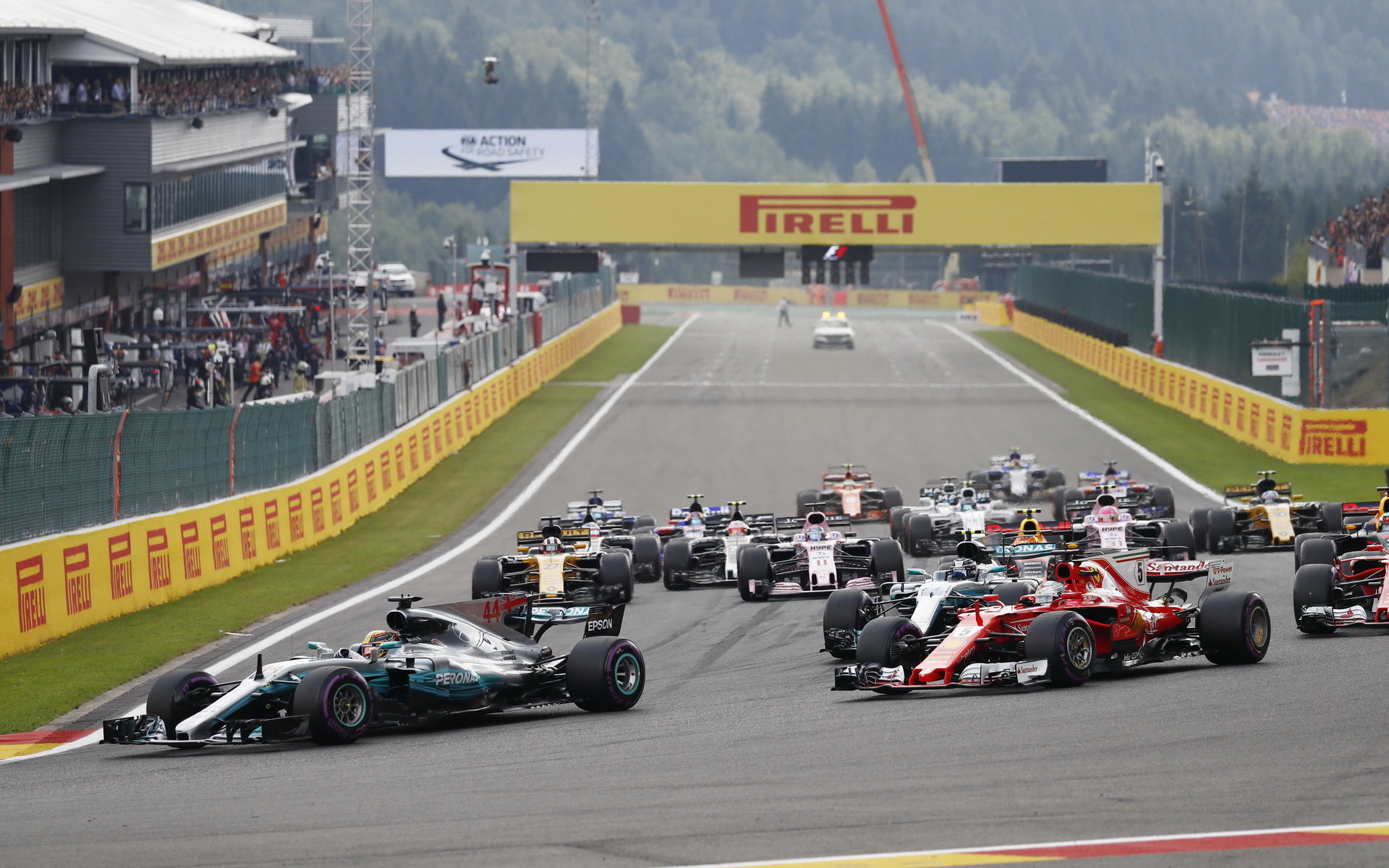 Belgickou Grand Prix Vettel rovněž vnímá pozitivně, i když nevyhrál