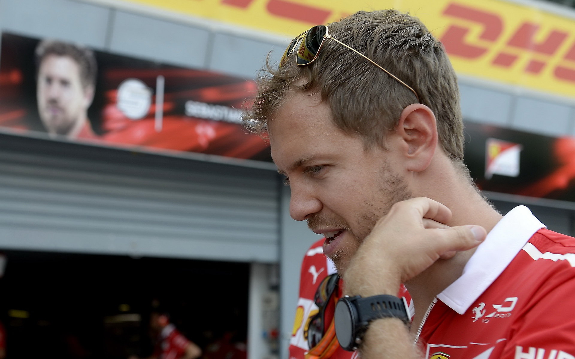Sebastian Vettel v Itálii