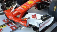 Přední křídlo vozu Ferrari | Ferrari SF70H při tréninku v Itálii