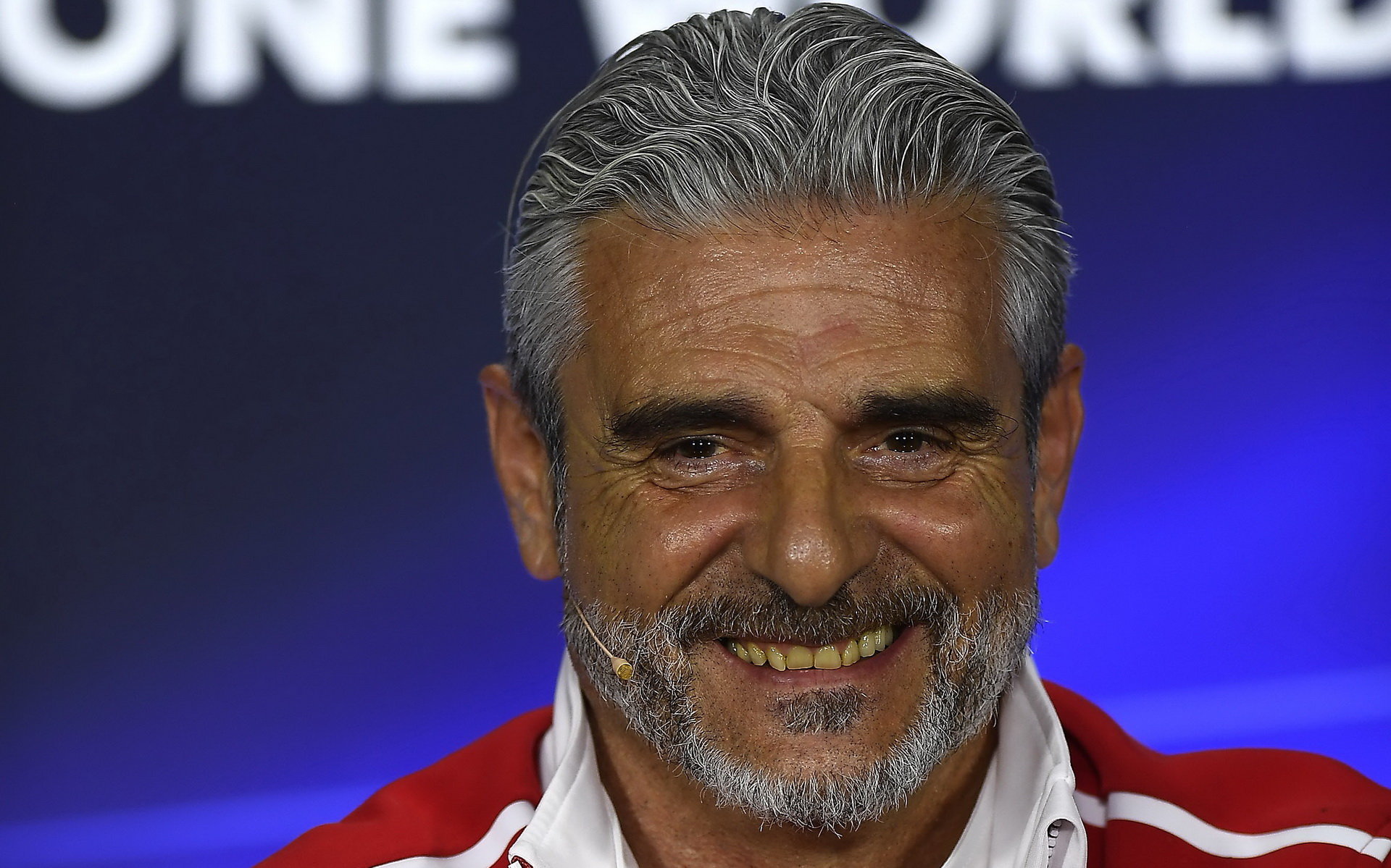 Maurizio Arrivabene na tiskovce v Itálii