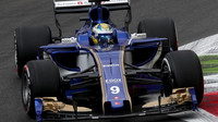 Marcus Ericsson při tréninku v Itálii